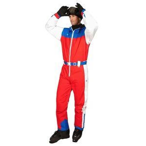 NWT TIPSY ELVES Snow Suit Mens L Grand Finale One Piece USA American Patriotic
